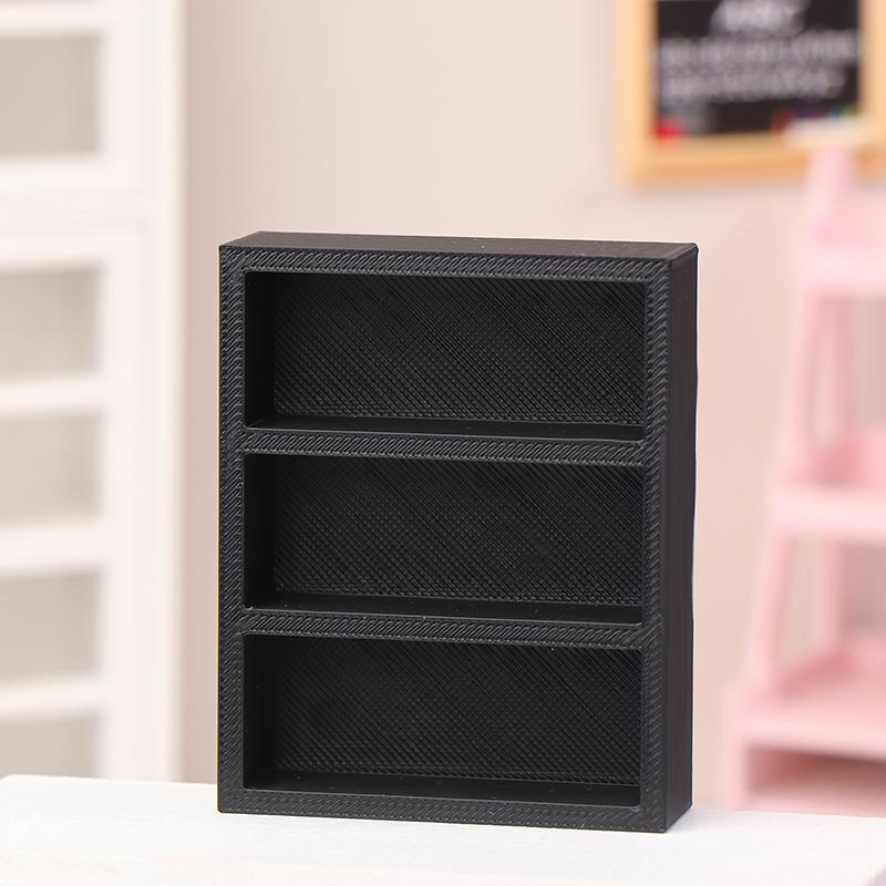 1/12 Dollhouse Mini Wall Cabinet Storage Shelves Dollhouse Furniture Decor Toys Dolls House Accessories Micro Scene Ornament