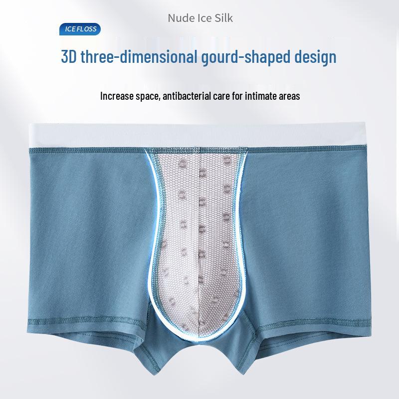 Men's Temperature-Adaptive Antibacterial Cotton Boxer Briefs