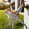 Dog Bathing Supplies Faucet Hose Sprayer, Slip-On Bathtub Hose, Attachment Portable Handheld Pet Shower for Bathing, Hair Washing, Tub Rinsing