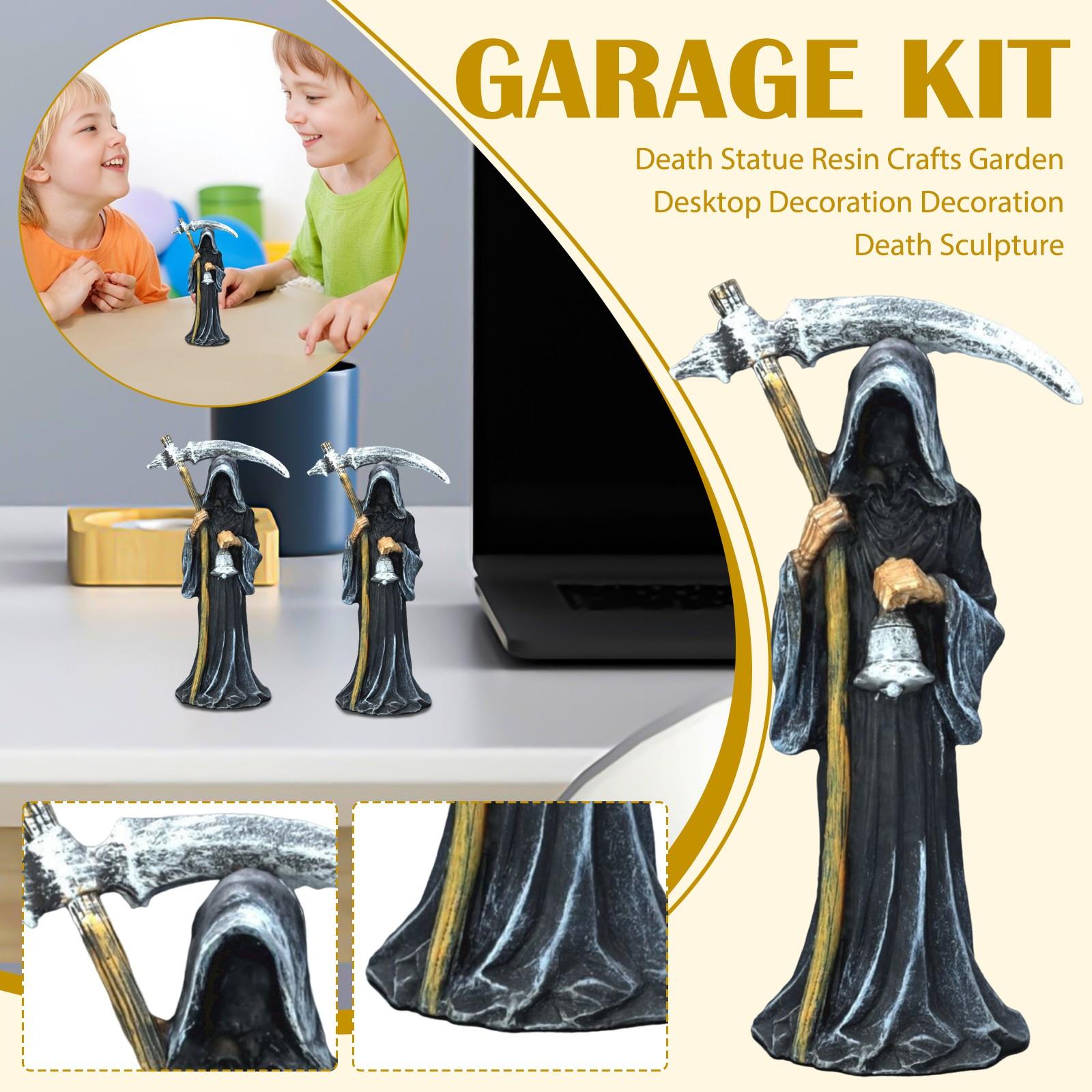 

Статуя Смерти Полимерные изделия Сад Настольное украшение Украшение Скульптура Смерти One Size