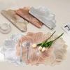 Tappetino in PVC Antiscivolo Fiore di Loto con Spesso Isolamento per Elegante Sala da Pranzo Domestica