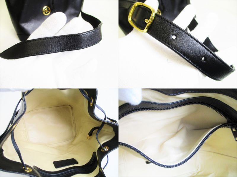 Authentische HUNTING WORLD Schwarzes Leder Umhängetasche Schultertasche Geldbörse #8390 Gebraucht