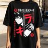 Summer Hot Sale Tee Japanese Death Note Anime Kira L T-Shirt Y2k Unisex Unisex Vintage T-Shirt Hip Hop Streetwear Oversized Tshirt