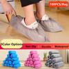 100PCS Disposable Shoe Covers Non Slip Durable Dustproof Boot Covers for Floors Indoor Outdoor Workplace Shoes Booties Protector