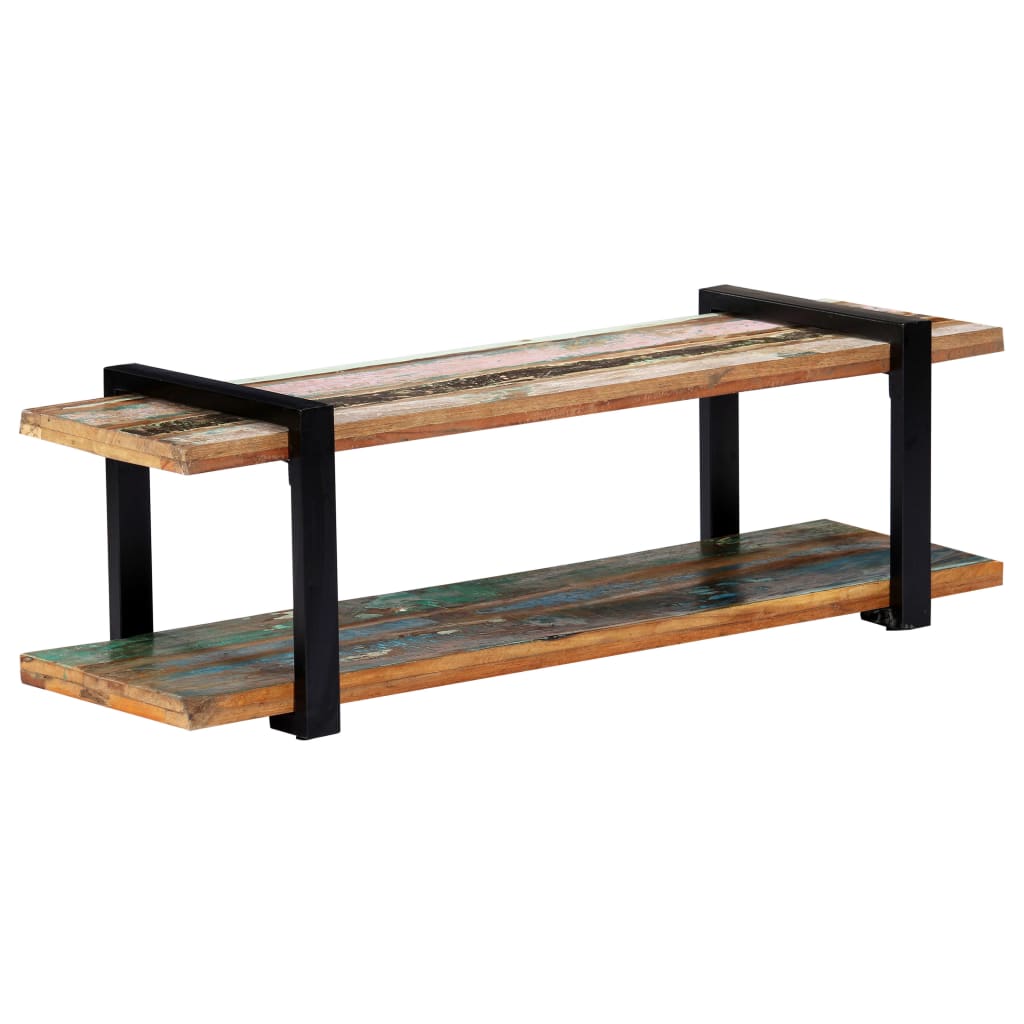 Vidaxl Szafka Pod Tv, 130 X 40 X 40 Cm, Lite Drewno Z Odzysku