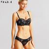 DKGEA Spitzen-Dessous für Damen, Übergröße, Unterwäsche-Sets, sexy Push-Up-BH, 1/2 Tasse