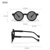 Round Sunglasses Women Fashion Men Shades  Trending Retro Sun Glasses UV400 Female Oculus