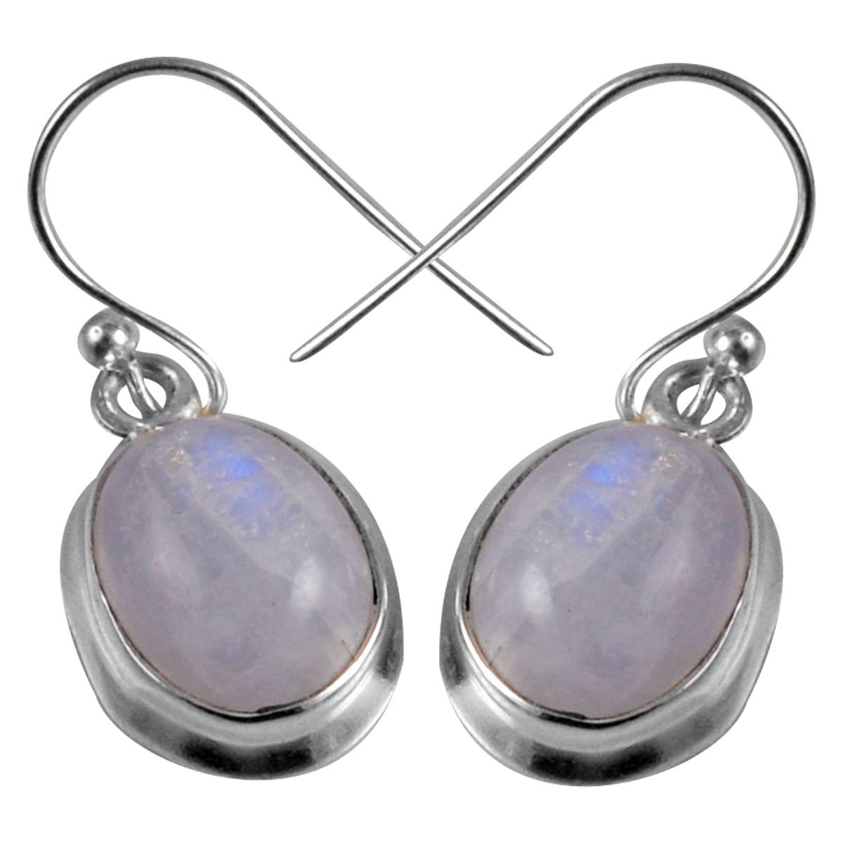 

Rainbow Moonstone Gemstone Earrings Solid 925 Sterling Silver Handmade Earrings Jewelry Gift For Women And Girls E-1970