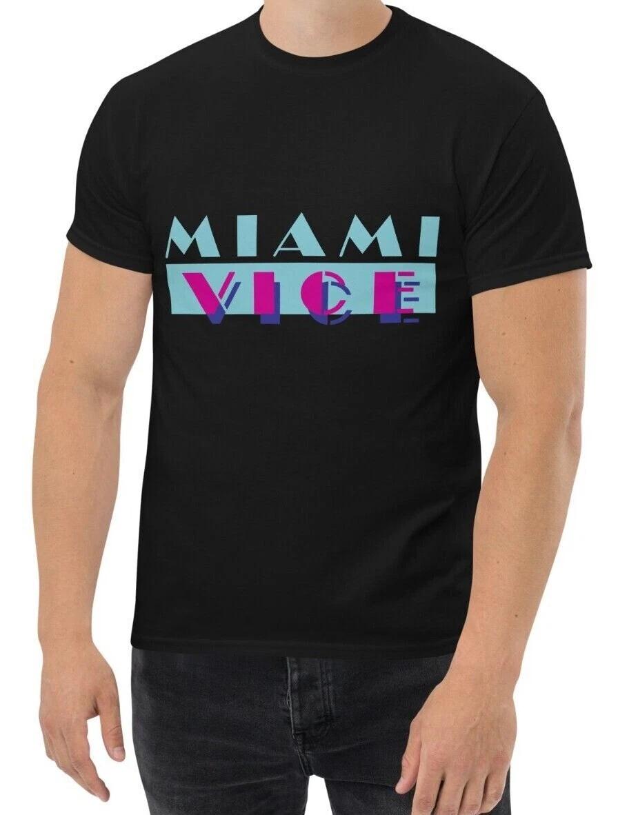 New Retro Miami Vice Men s T Shirt S-3XL Assorted Colors 3XL