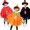 Outfit Halloween Children's Cape Cat Halloween Children Clothes Personality Witch Cloak Hat  Party