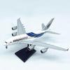Diecast 1/400 Scale Malaysia Airlines Airbus A380 Alloy Material Simulation Passenger Aircraft Model Souvenir Ornament Toys