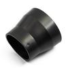 Luftinsugskoppling 76-63mm Luftfilterrör Slang 3-2.5 Tum Svart Gummi