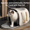 Portable Cross Body Pet Backpack Large Capacity Anti Stress Outdoor Pet Carrier Lightweight Breathable Pet Carrier Pet Travel