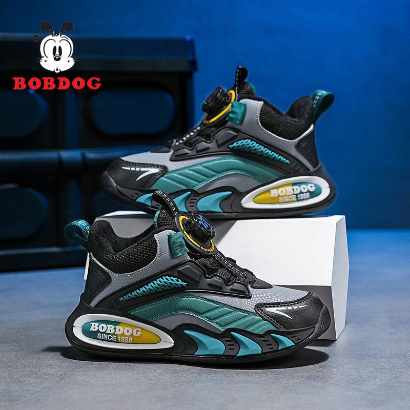 Fleece Warm Large Cotton Girls Leather Cotton Shoes 2025 Trendy Men's Autumn and Winter New Two Cotton Shoes Children's Shoes