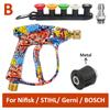 High Pressure Street-art-themed Washer Water Gun for Car Cleaning Hose Connector For Karcher Nilfisk Lavor Bosch