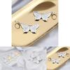 Chic European And American Style Alloy Butterfly Earrings Summer Fashion
