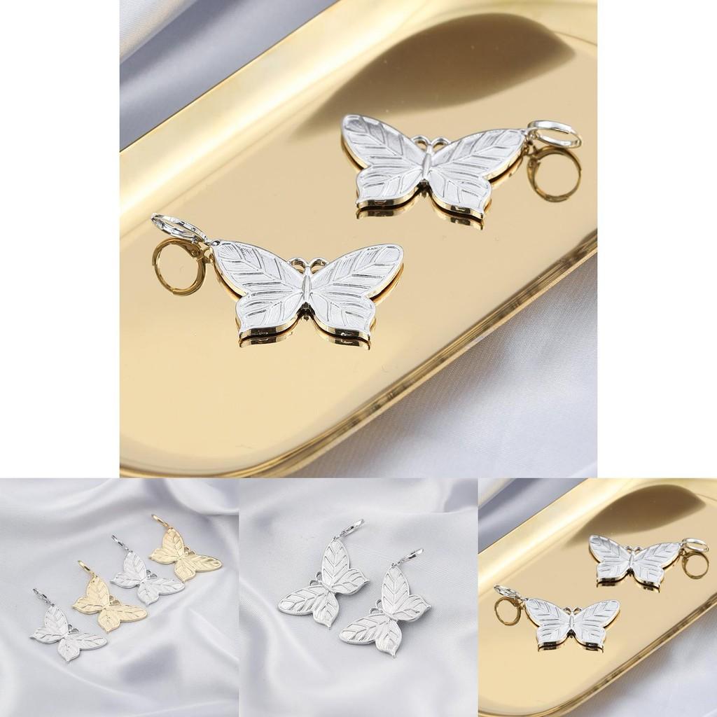 Chic European And American Style Alloy Butterfly Earrings Summer Fashion