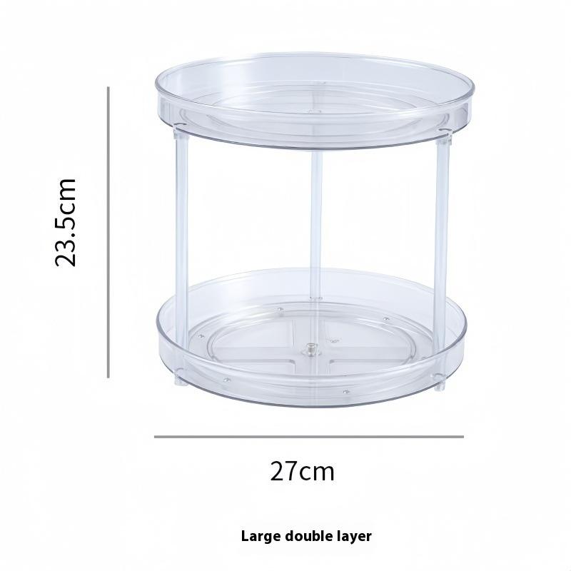 Stojak do przechowywania kosmetyków Biurowy pojemnik do przechowywania na biurko Obrotowa taca Stojak do przechowywania w kuchni Wielowarstwowy stojak do przechowywania Stojak do przechowywania z obrotową podstawą