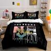 NYC Gute Vibes Urbanes Design Bettwäsche Bettbezug Set Bettbezug Kissenbezüge  (1*Bettbezug 2*Kissenbezüge, ohne Bettdecke)