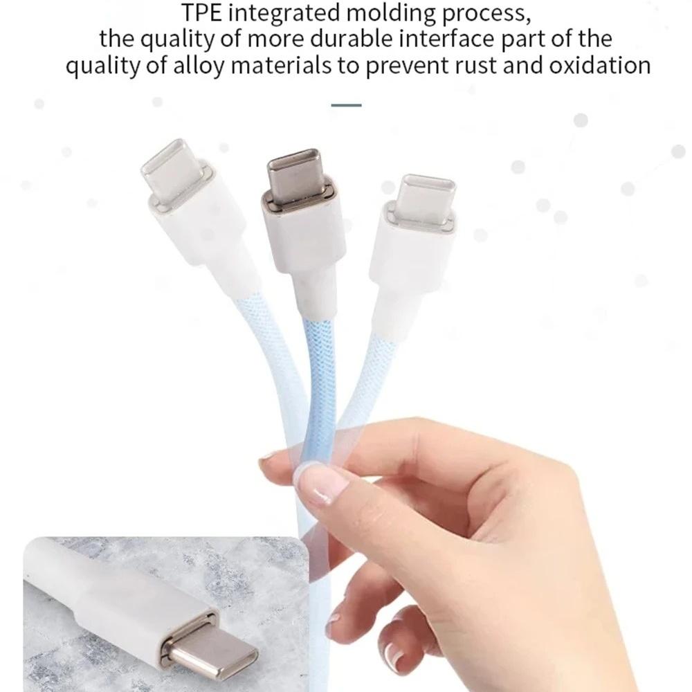 USB Type C Mechanical Keyboard Coiled Cable Hardware Linker Computer Aviation Mechanical Cable Spiral Gaming USB Keyboard Cable