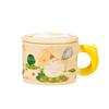 Cute Fun Duck Water Cup Ceramic Lid Cute Mug Office Coffee Cup Girls Student Children Cup