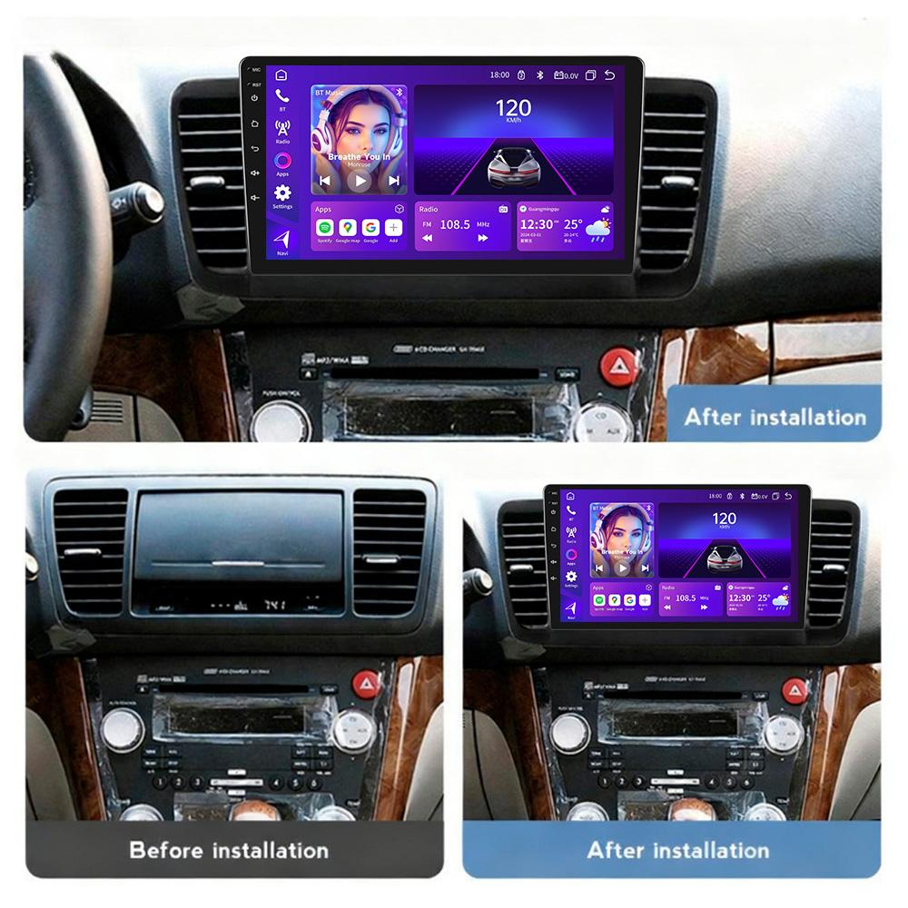 For Subaru Outback, Legacy 2004-2009 Navigation GPS Android Car Radio  Multimedia Player Stereo wifi+4G Carplay auto video
