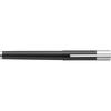 Lamy scala black pen - simple fountain pen with sturdy all-metal body and lacquered finish - EF w...
