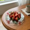 Safe Fruit Plate Lemon Pattern Dinner Plate Multi-purpose Shallow Plate  Picnic