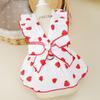 Pet dog dog clothes princess skirt spring autumn summer small dog teddy pomeranian quiet lady skirt