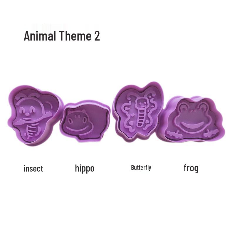 3D Cartoon Keksform Set - Feder-Ausstecher für Weihnachten, Halloween & Ostern