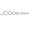 S925 Sterling Silver Adjustable Retro Flat Open Ring Bracelet Necklace Connector