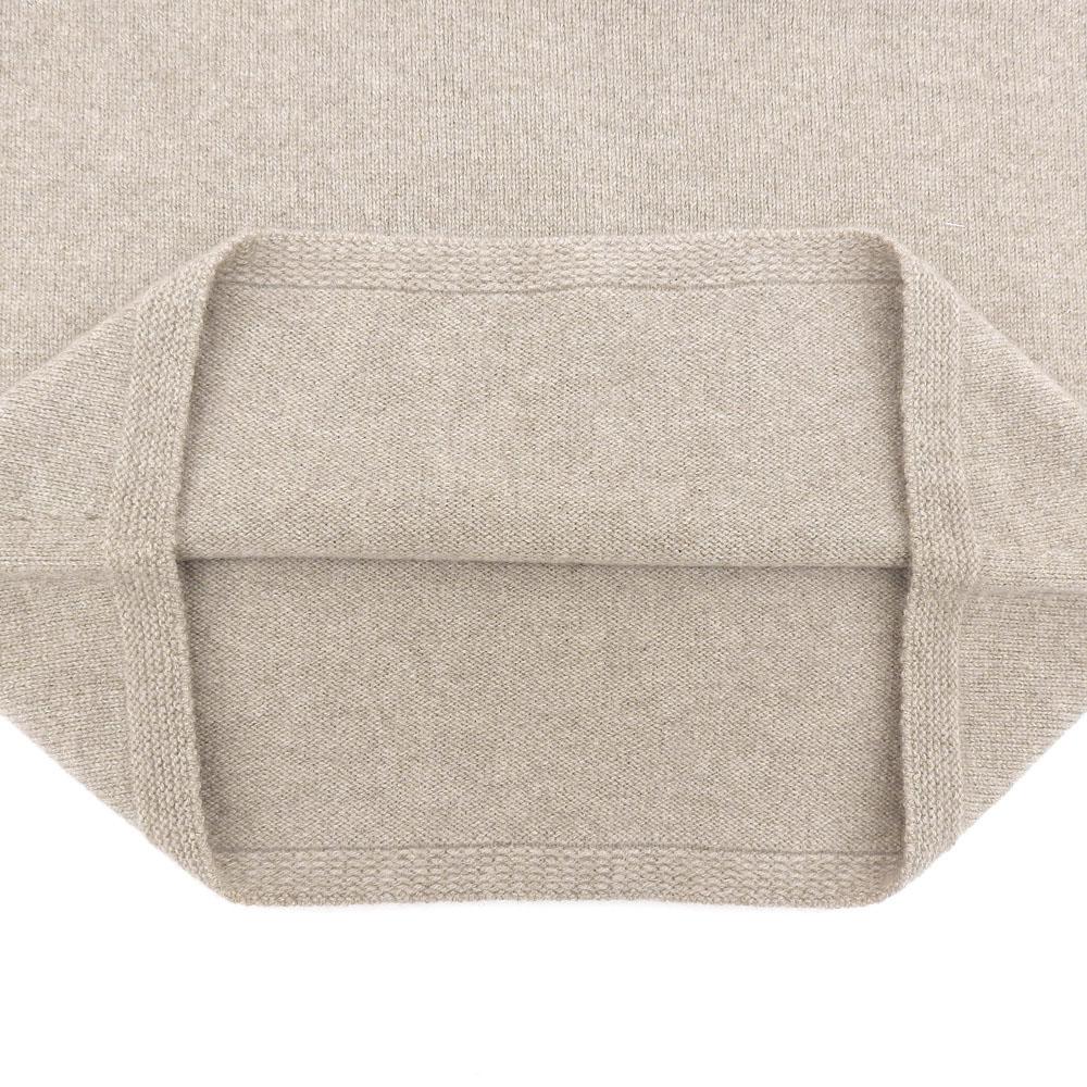 TOYOBOSHI HAKOBE Kaschmir100 V-Ausschnitt Strickoberteil, Damen, braun, 08IT-PC0001 Oberteile ― BraunGebraucht