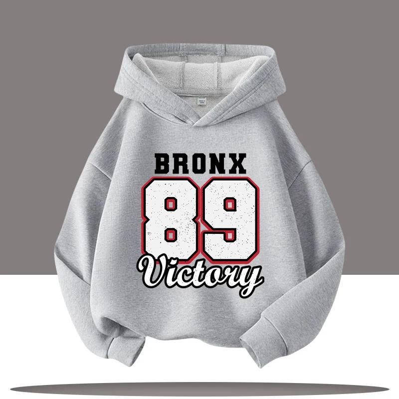 2025 New Style Boys' Sport Shirt Retro Digital Cartoon Print Children's Hooded Coat Girls' Casual Top Autumn/Winter Clothing