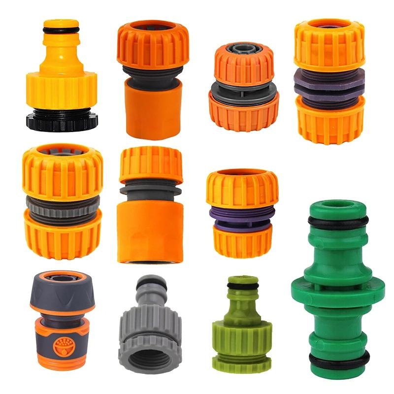 Garden Watering Hose Quick Connector 1/2'' 3/4" Hose Repair Coupling Joint Fitting Water Pipe Extender Connector Accessories
