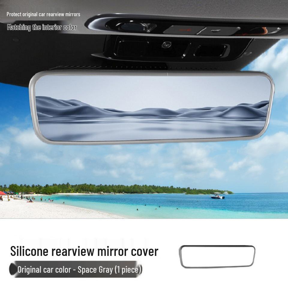 XPeng G7 Center Console Screen Protector: Original Car Color Silicone Frame for Interior Decoration