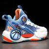 Boys Shoes Sports Shoes 2025 Spring and Autumn New Children's Mesh Breathable Basketball Shoes Middle Older Boys Boy Rotating Button