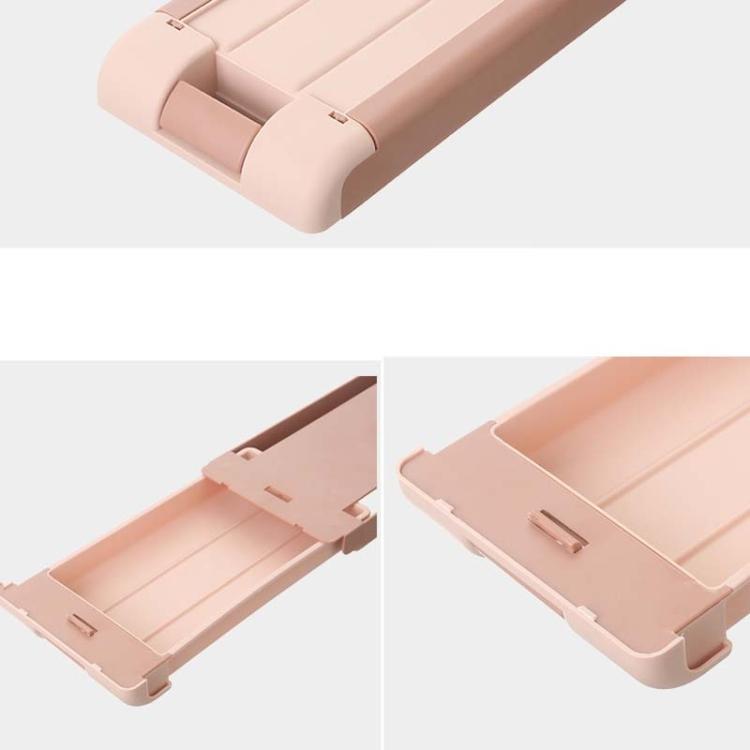 Hot Selling Under the Desk Drawer Type Storage Box Office Desktop Hidden Storage Box Student Stationery Box