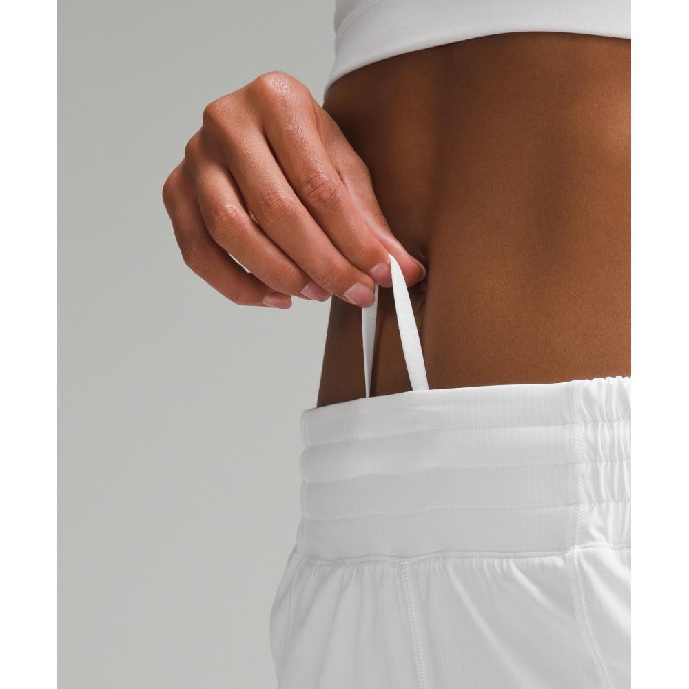 Lululemon Hotty Hot High Rise Lined Short 4  White