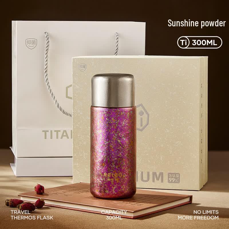 RELEA Pure Titanium Insulated Water Bottle
