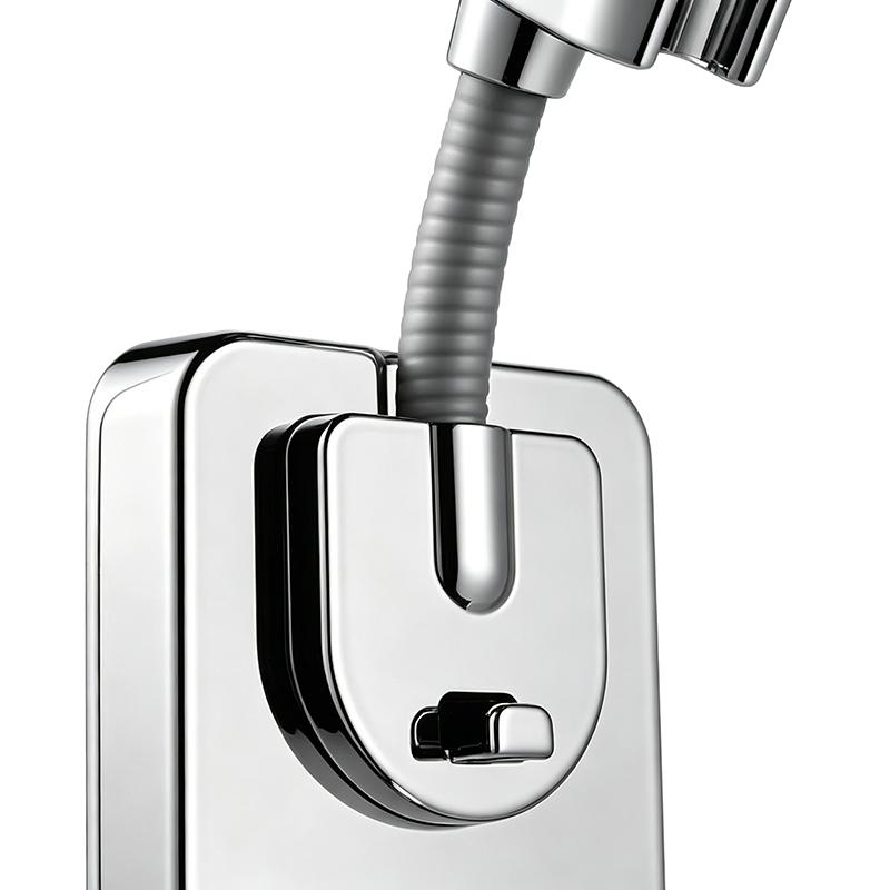 Adjustable Shower Head Holder With 360 Degree Rotation Compatible With Most Shower Heads Easy To Install Requiring No Drilling