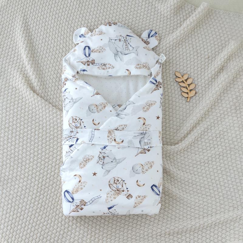 Mulberry Silk & Cotton Newborn Swaddle Blanket 90x90 cm