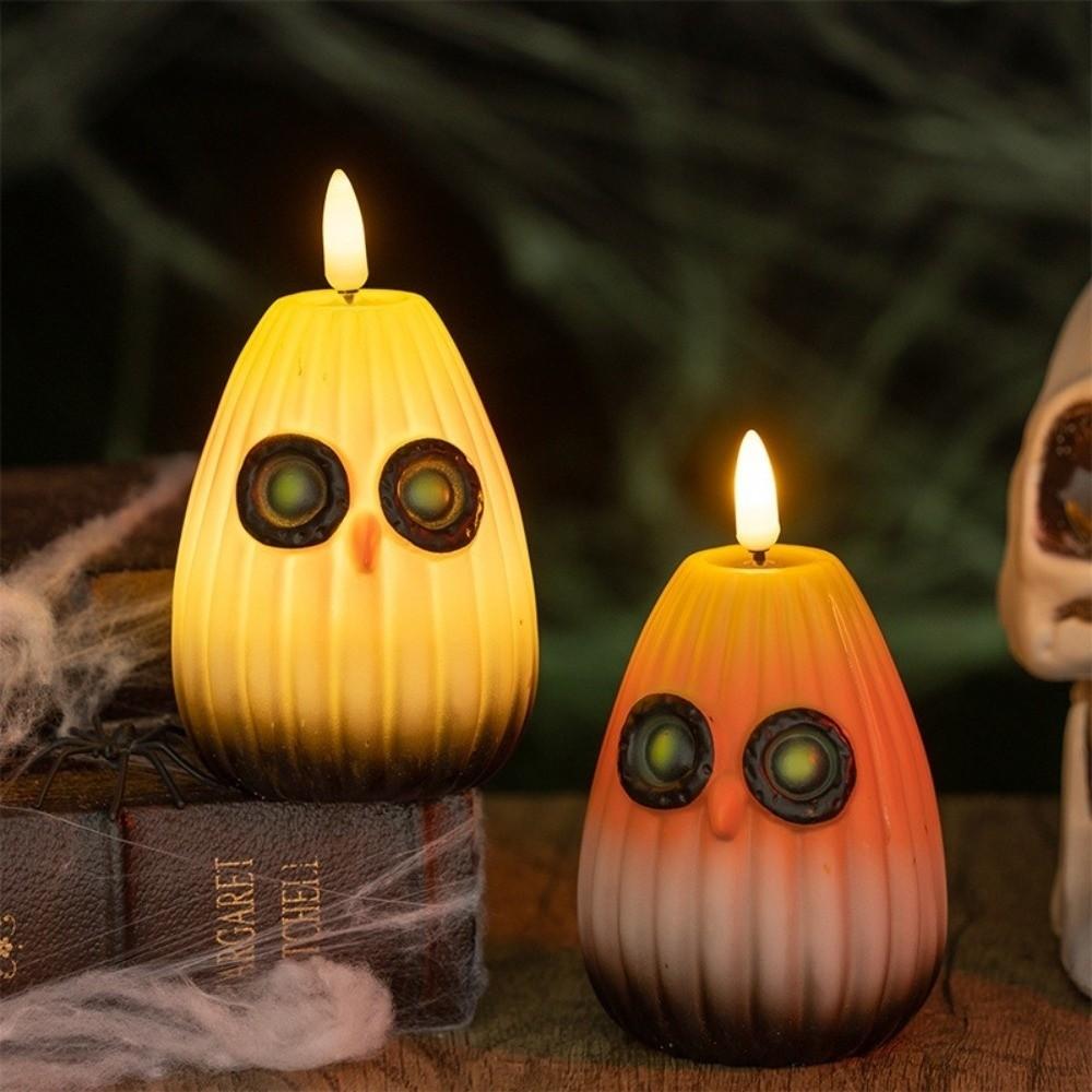 Funny LED Halloween Owl Night Light Small Creative Halloween Ornaments Cute Night Lights Bar Party Decor