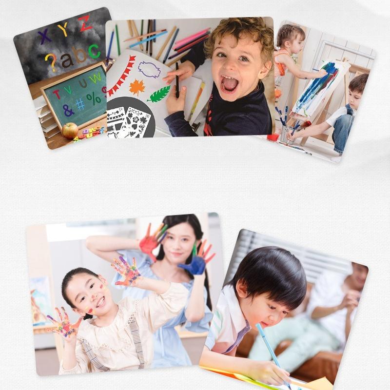 28Pcs Halloween Christmas Painting Template DIY Graffiti Decoration Hollow Template Drawing Spray Painting Mold Coloring Template