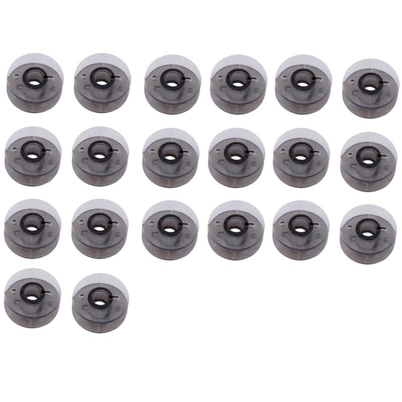 Leere Spulen Nähmaschinenspulen Klarsichtplastik-/Metallspulen und Aufbewahrungsbox Nähmaschinenzubehör Werkzeuge