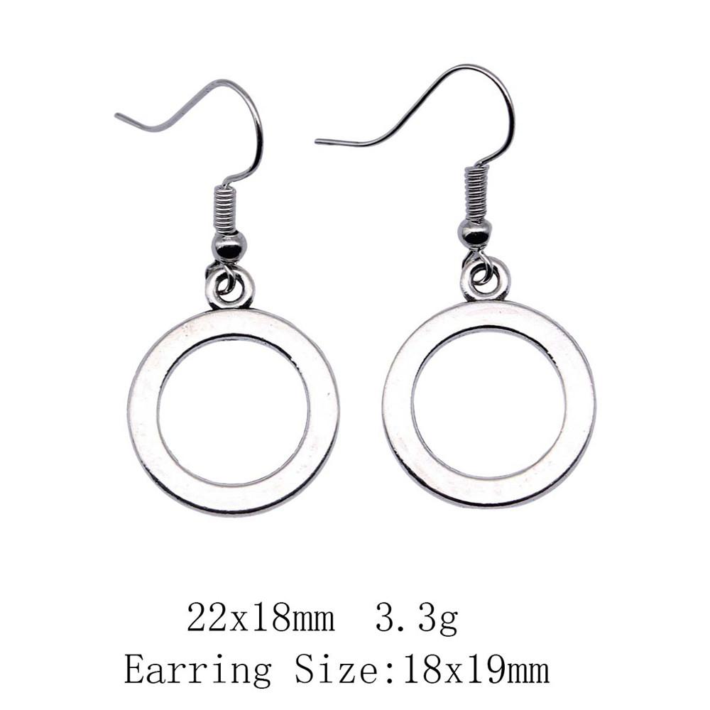 New Year's Day Earrings Women Geometric Water Drop Circle Drop & Dangle Earring Home Garden Party Earrings