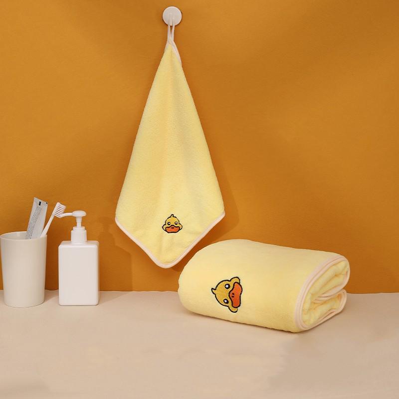 

Детский мультяшный набор полотенец для ванной - Безворсовый, Впитывающий, Идеально подходит для дома или общежития. 30*30cm