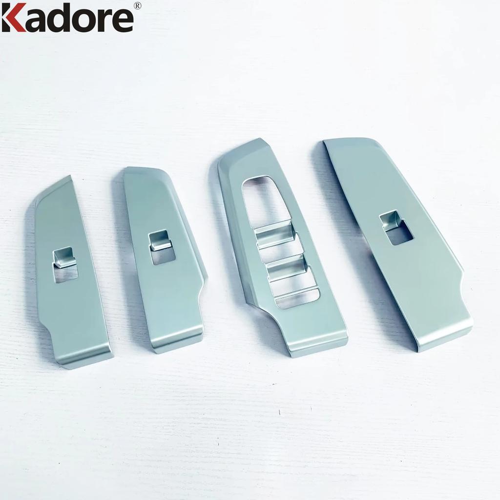 Car Inner Door Armrest Window Lift Switch Button Cover Trim For Mitsubishi Outlander   2024 2025 Interior Accessories