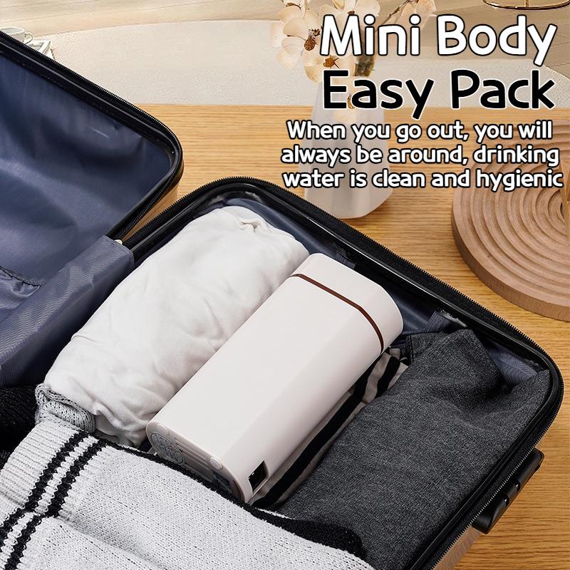 Portable 3-Second Instant Hot Water Heater, Mini Compact Milk Frother and Tea Maker, Perfect for Travel, Office, and Home Use