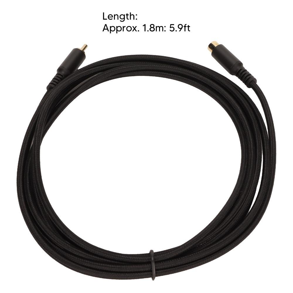 

Digital Analog for RCA Coaxial Cord Gold Plated for RCA Stereo Audio Cable Speaker 1.8m/5.9ft