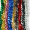 Christmas Tinsel Garland Shiny Hanging Garland Ornaments 5-meter for Christmas Tree Party Supplies Indoor and Outdoor Decoration
